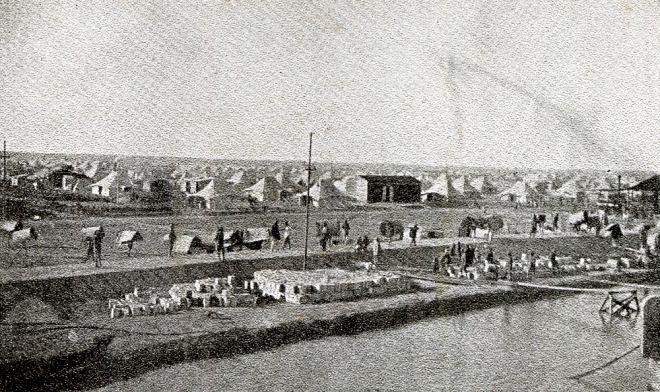 The British Camp at Sheikh Saad on the Tigris